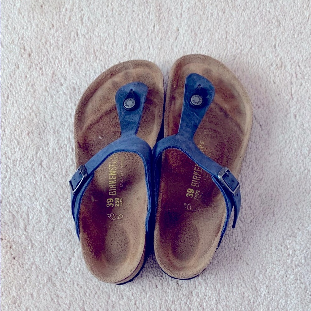 Brand New Navy Blue Birkenstock’s